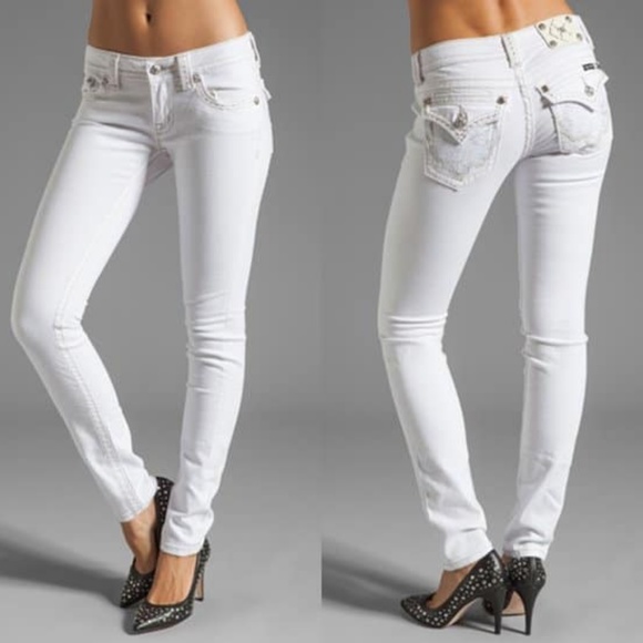 miss me white skinny jeans